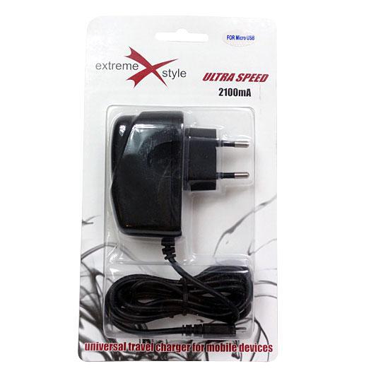 Сетевое зарядное устройство Extreme Style micro USB 2.1A