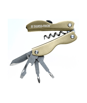 Складной мультиинструмент Swiss+Tech Vintage Corkscrew Tool 8-in-1 ST33310