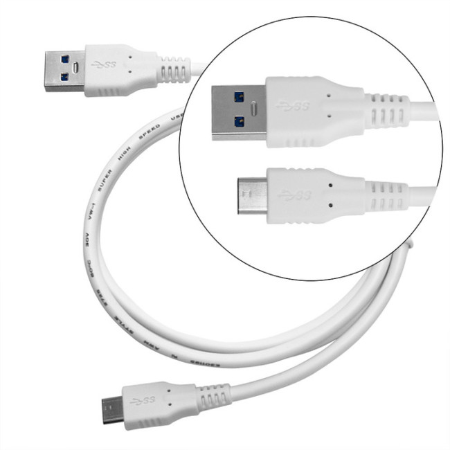 Дата-кабель USB 3.0 Type C — USB Type A