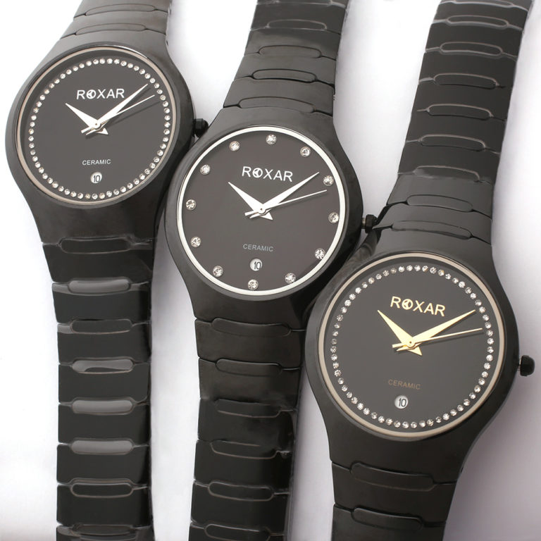 Керамические кварцевые наручные часы Roxar серия LK011
